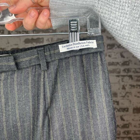 Pendleton | women pin striped dress pant wool - Picture 4 of 11